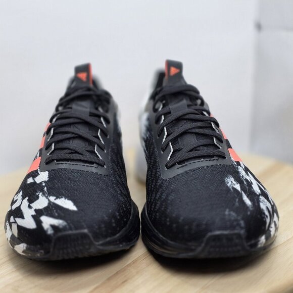 Mens 10 Adidas SL20 Japanese Calligraphy Running Shoes EF0804 Black White 2020 - Picture 2 of 10